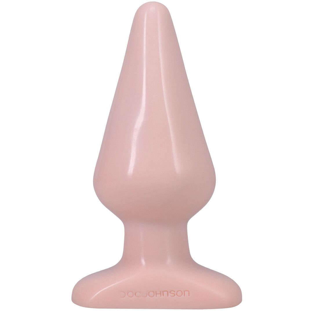 Doc Johnson Plug Anal Clássico Grande Lágrima Creme