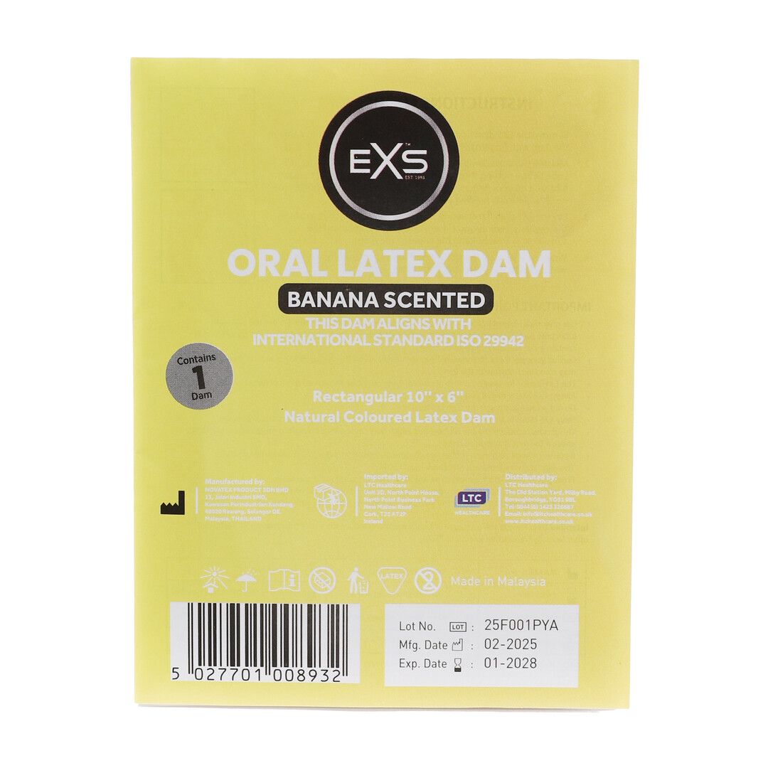 EXS suusuoja banaani, latex-turvaväline