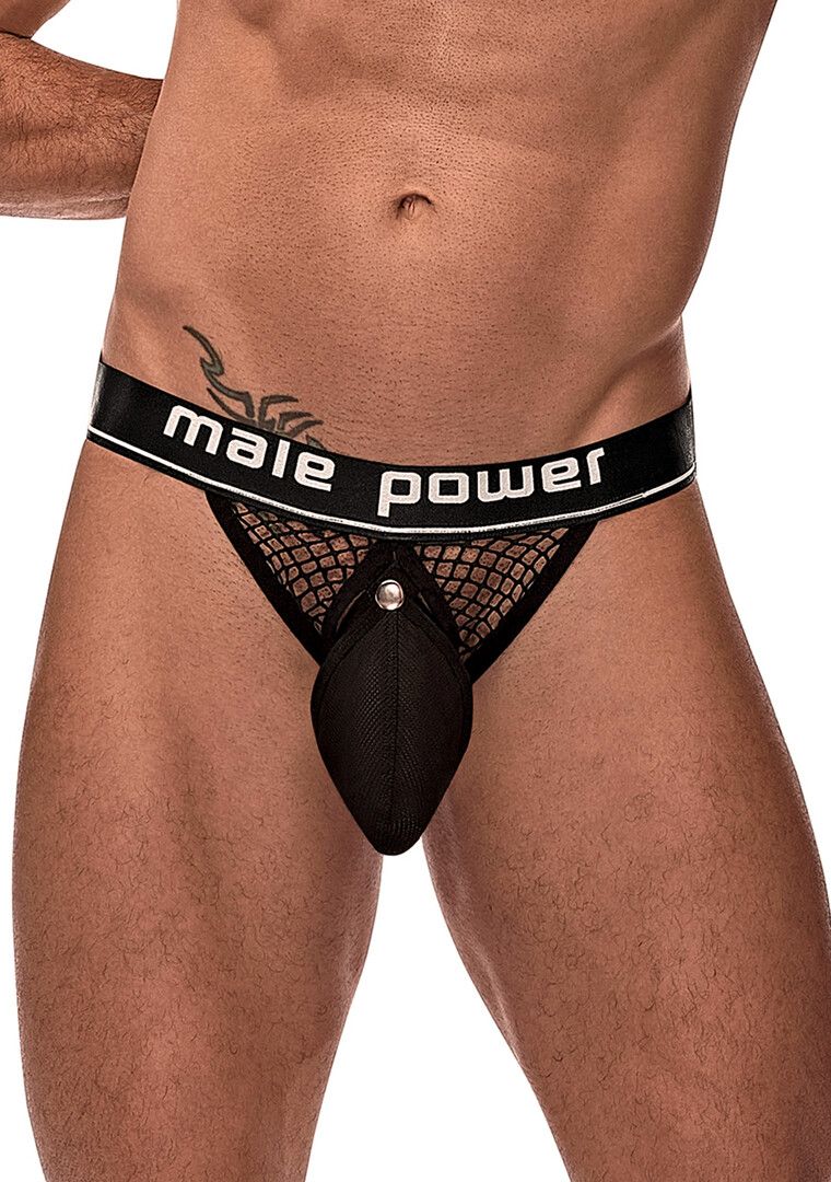 Male Power Jockstrap med integreret penisring