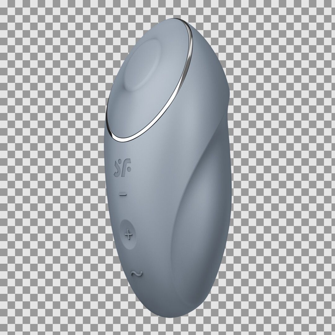 Satisfyer Tap and Climax 1 Lay-On Vibrator Bluegrey
