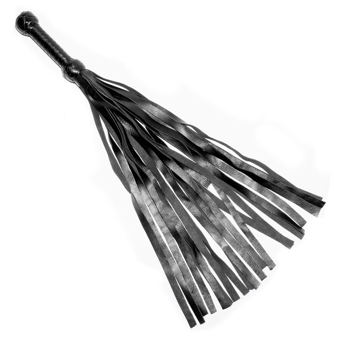 Prowler Red musta punoksettu flogger 66 cm