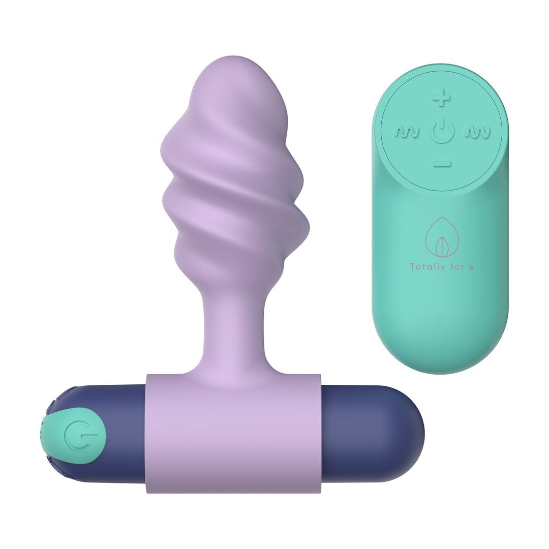 Totally For U Twister Dualfunktion Plug mit Entfernbar Vibrator