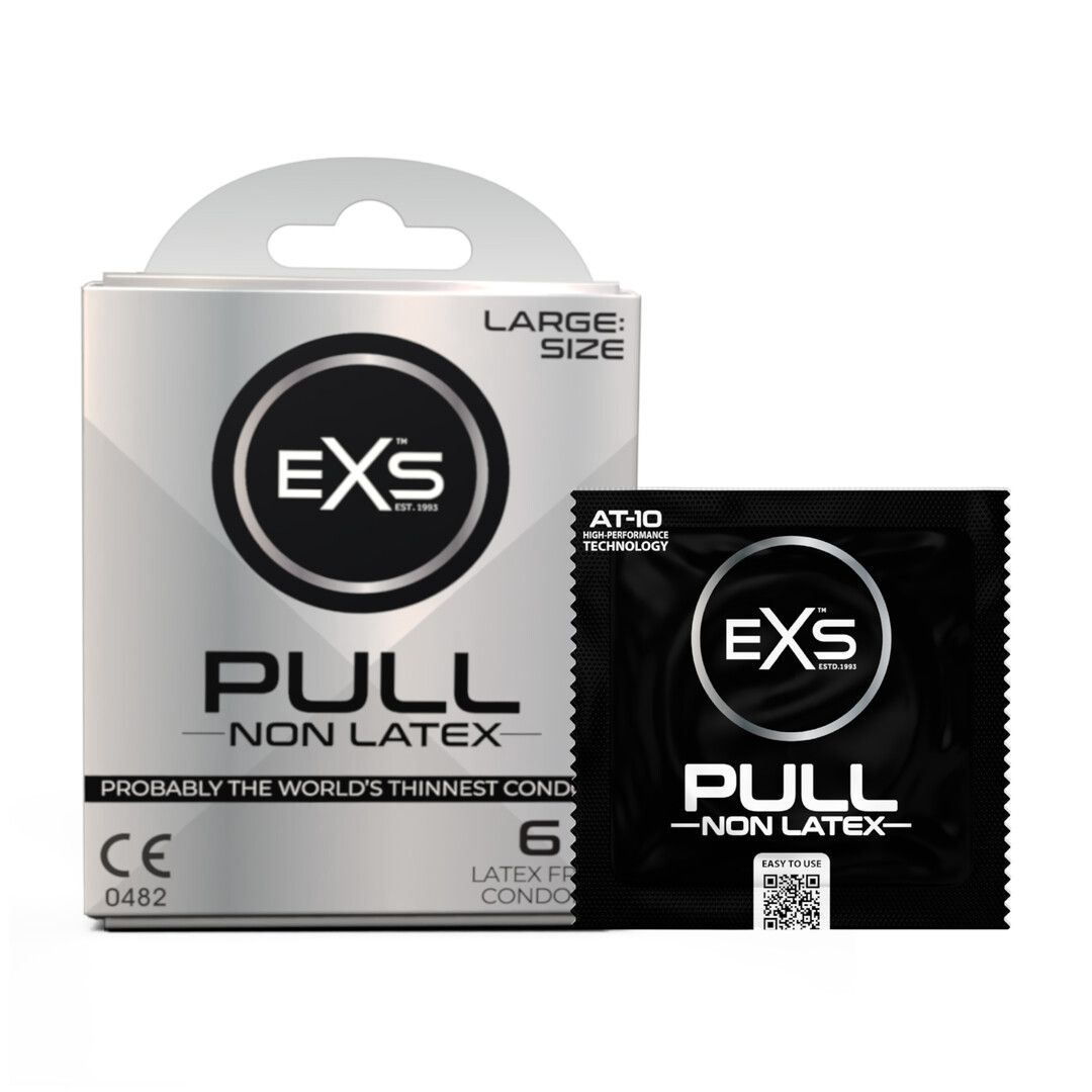 EXS Pull Groß Non-Latex Kondome 6er-Pack