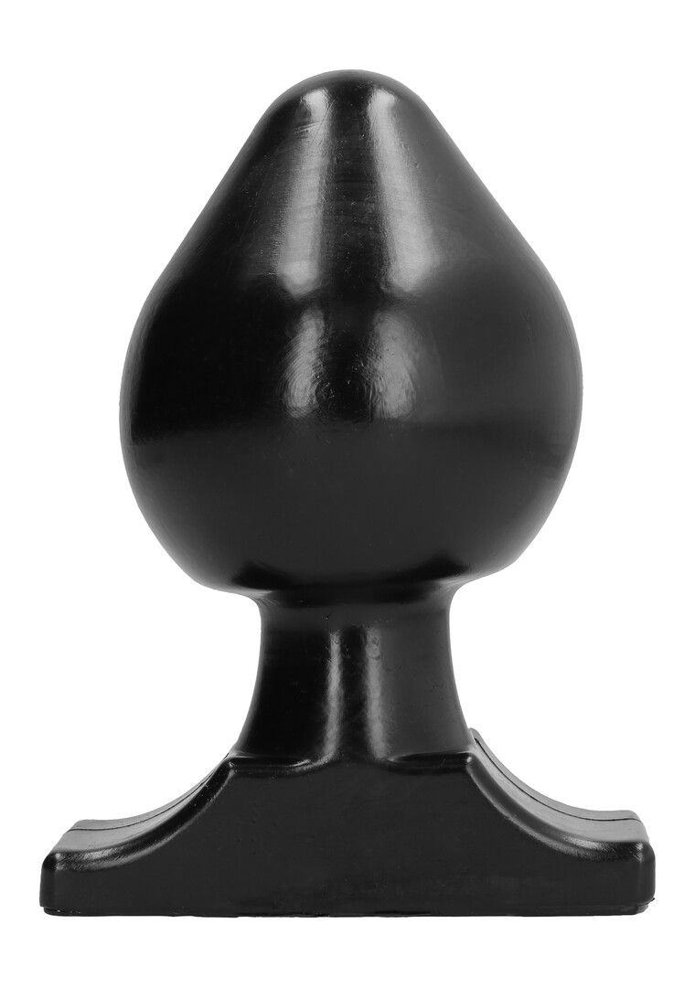 All Black Analplug 19cm flexibel PVC