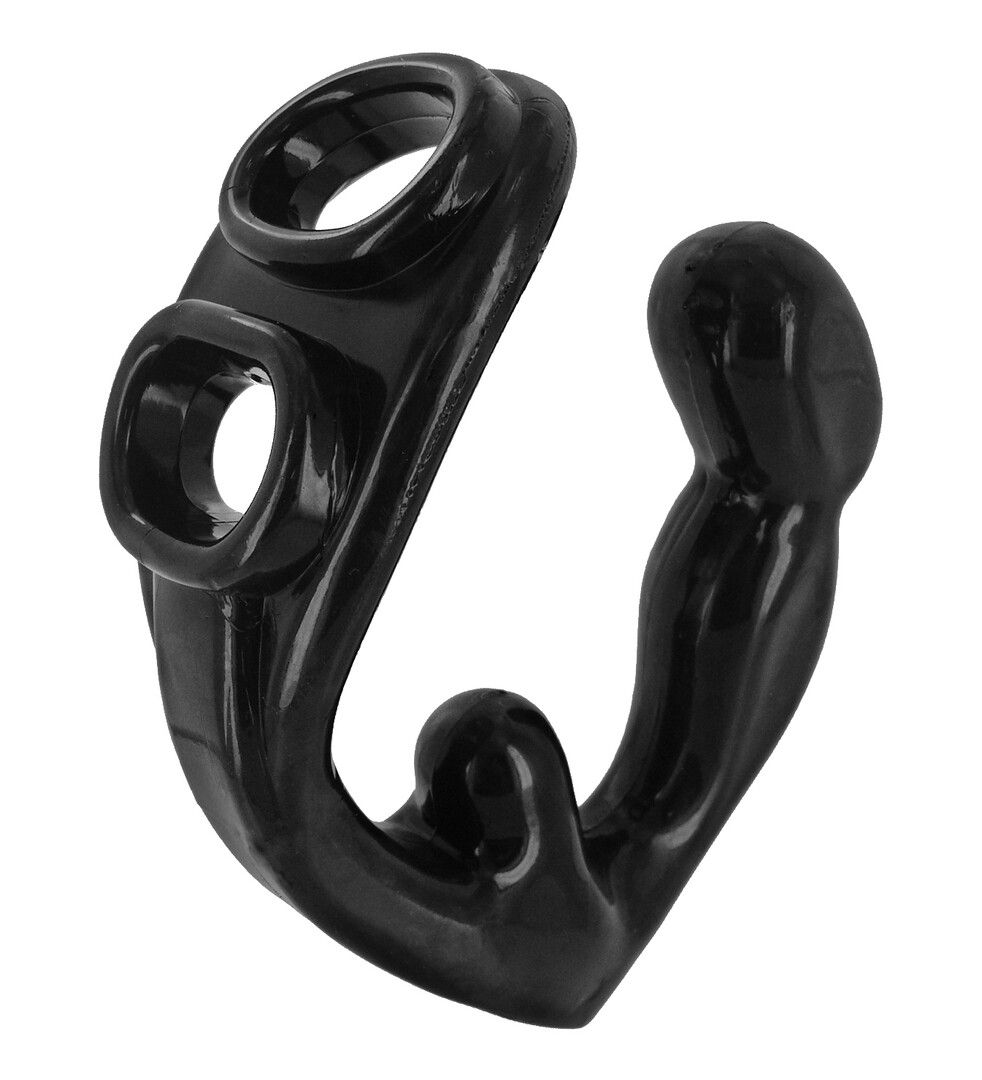 XR Brands Rogue Cock Ring with Perineum and Anal Play