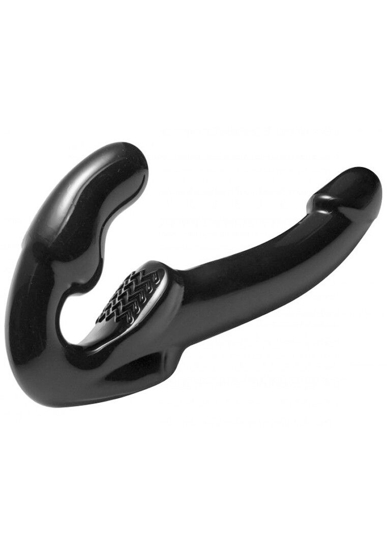XR Brands Revolver Dildo Strapless G-Spot, Curvo, Texturizado, À Prova de Água