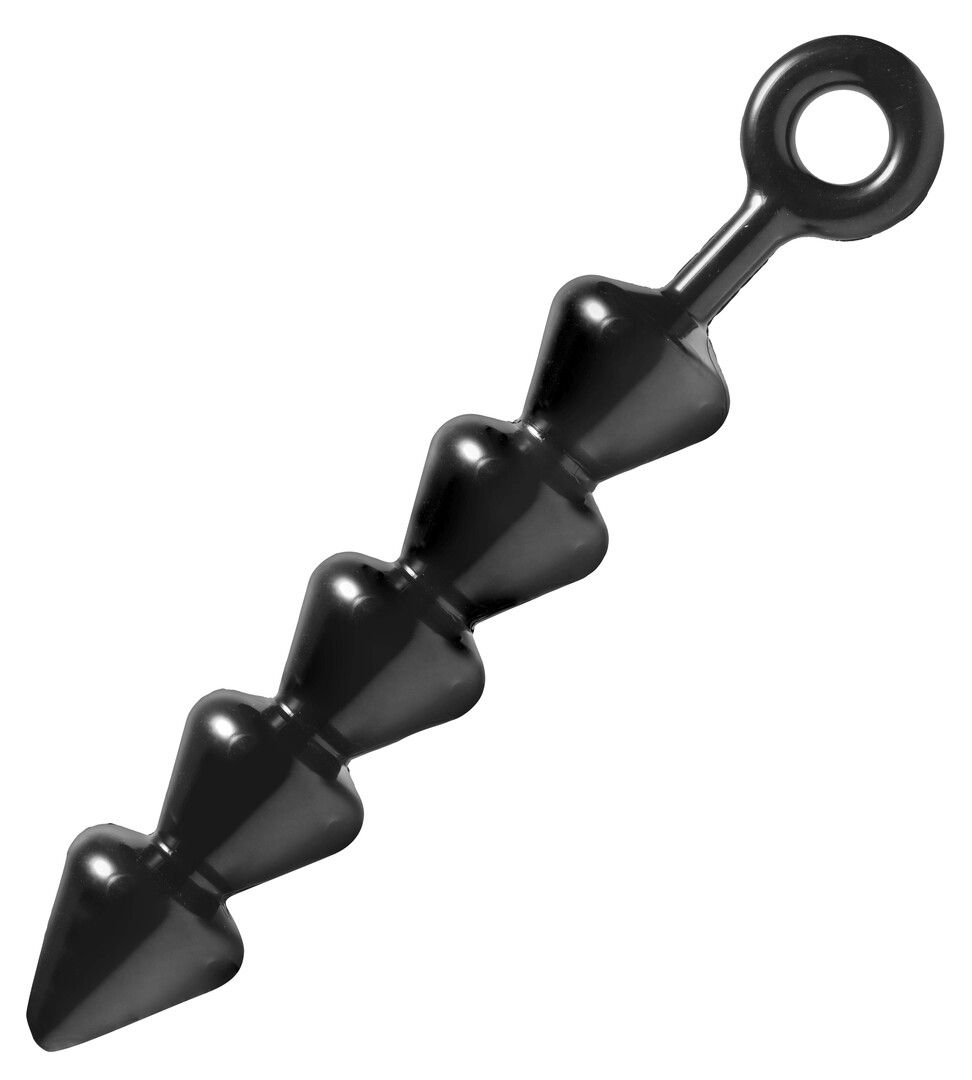 XR Brands Spades Flared Anal Beads XL
