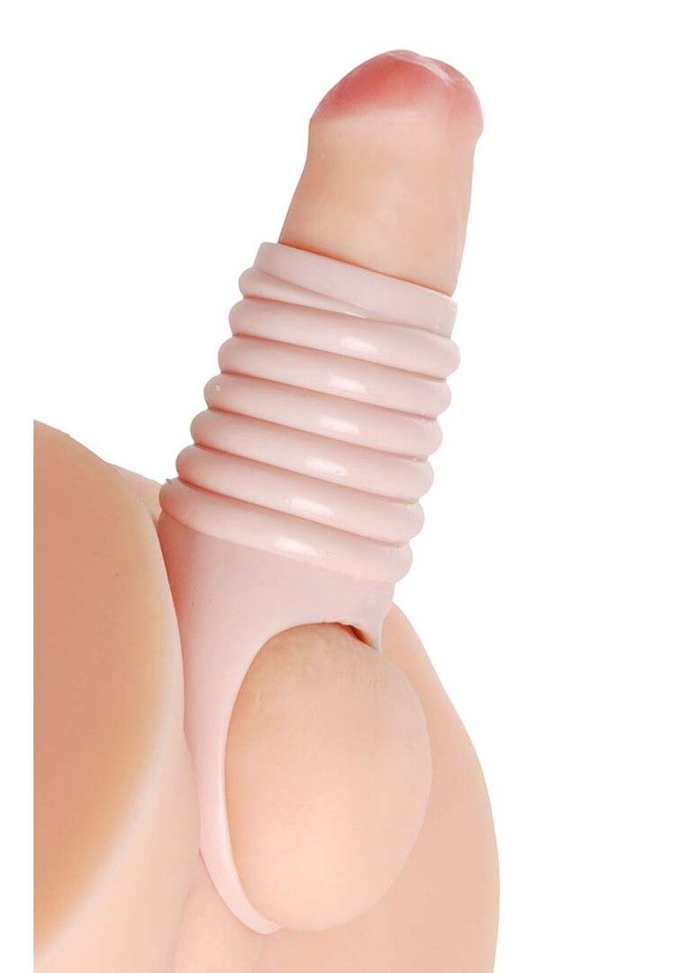 XR Brands Really Spacious Ribbed Thick Penis Enlargement