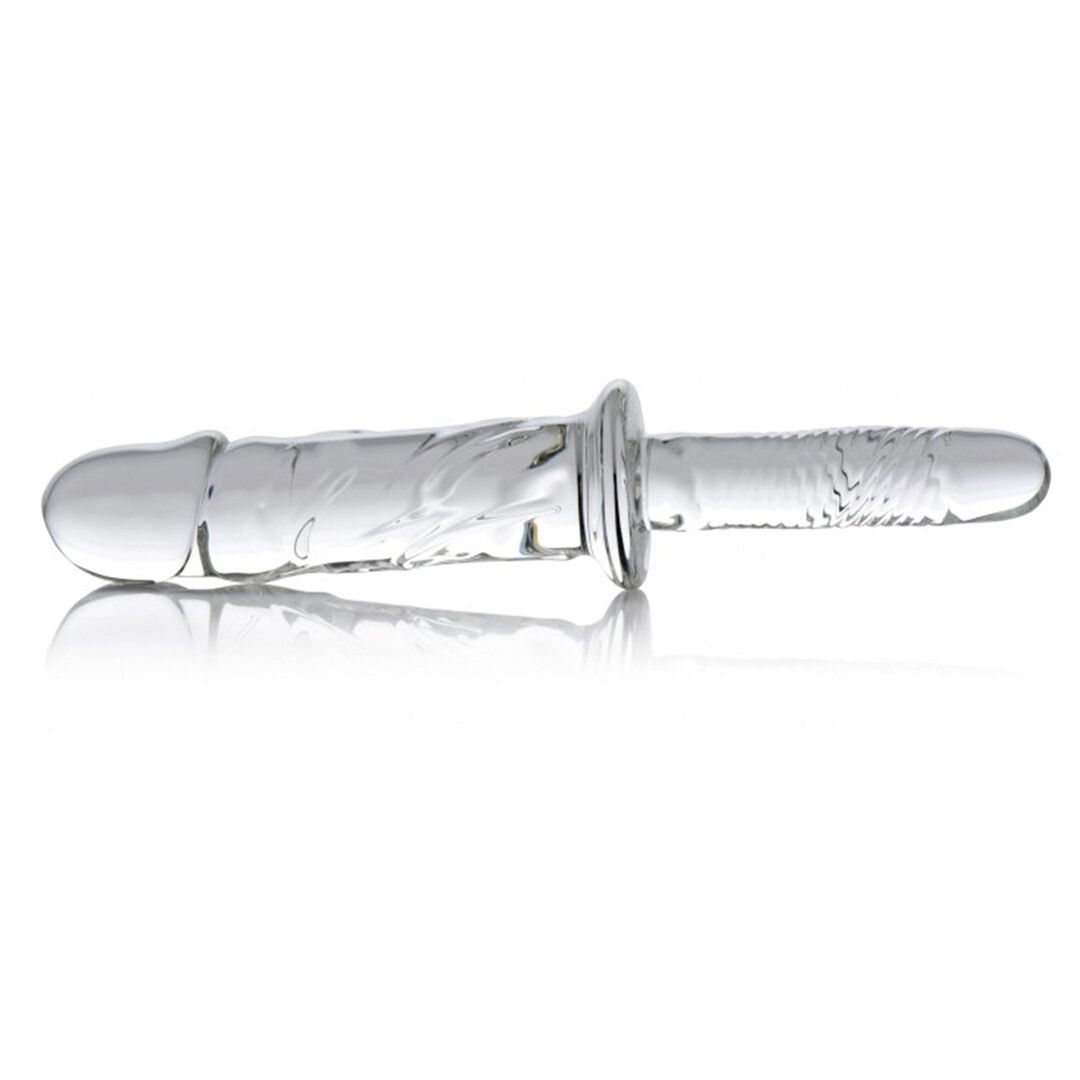 XR Brands Brutus, Textured Glass Dildo
