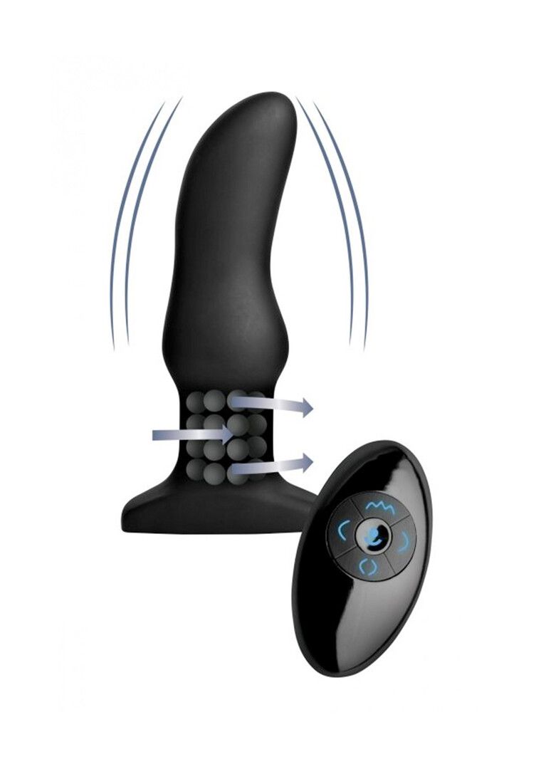 XR Brands Model M Gekrümmt P-Punkt Ausrichtung Rand Plug
