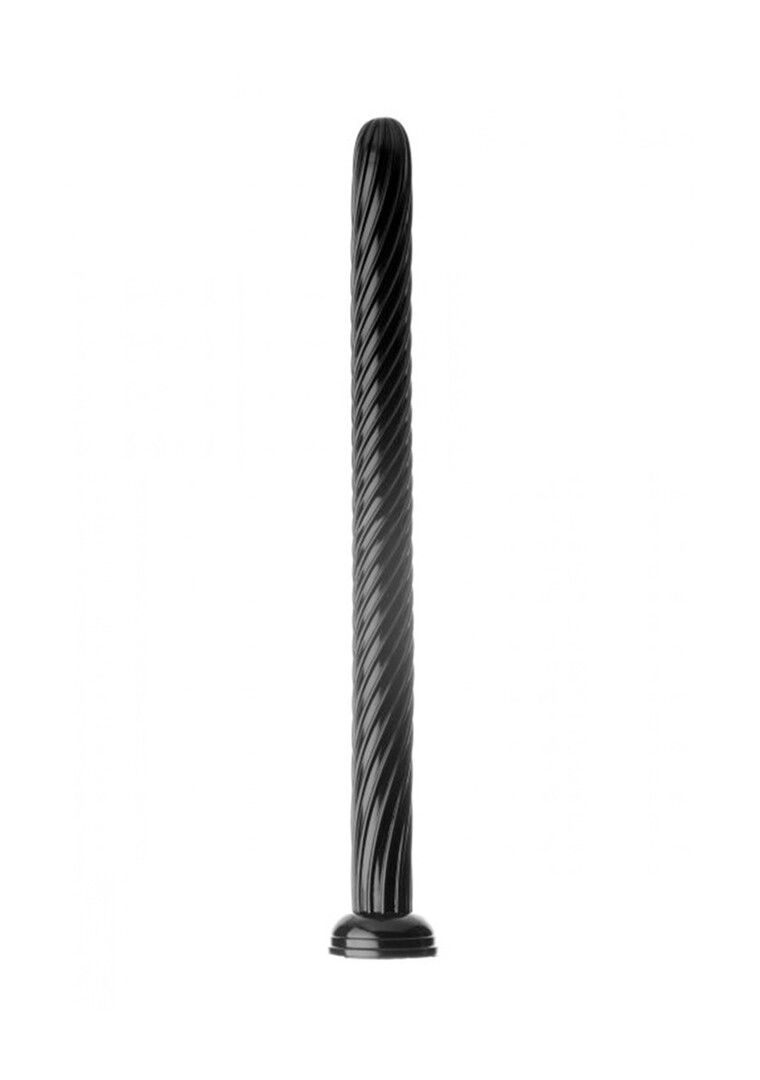 XR Brands Długie dildo spiralnie teksturowane