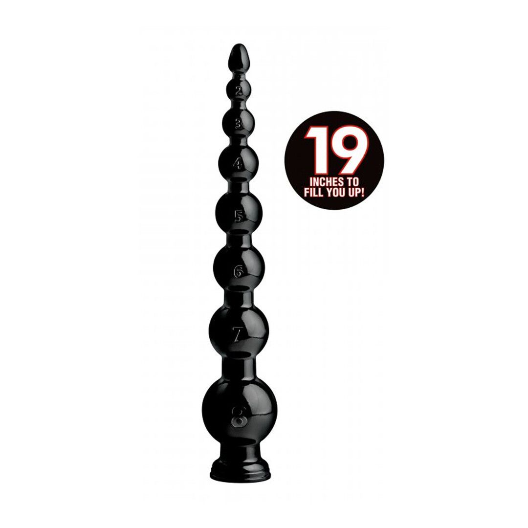 Wąż analny XR Brands Graduated Coiled Hose Stretch Gaping 48 cm