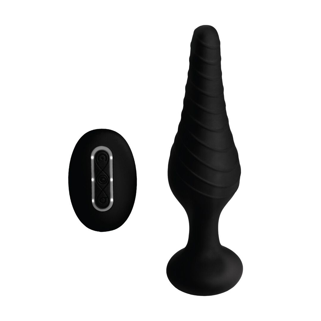 XR Brands strukturierter Spiralrand-Analvibrator