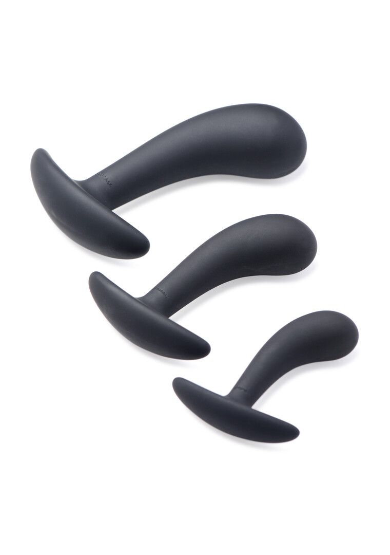 XR Brands Dark Delights Silicone Trainer Set, 3-Piece Graduated