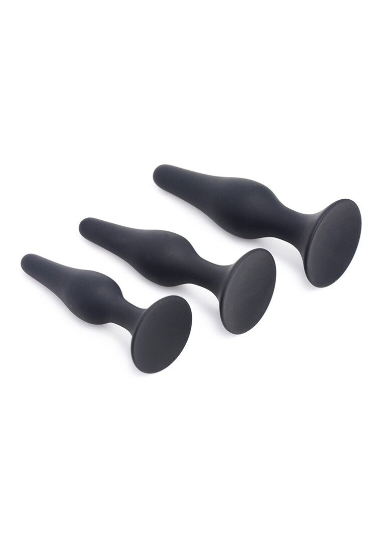 XR Brands Triple Spire Tapered Anal Trainer czarna