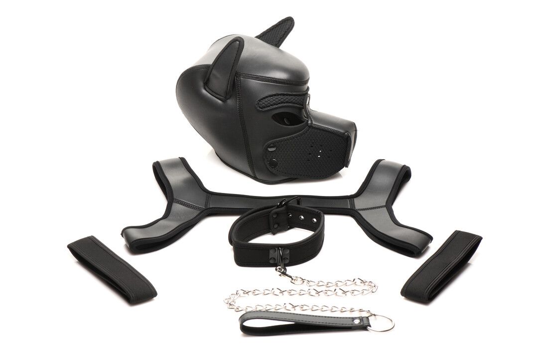 XR Brands Full Pup Arsenal Set Neopren Schwarz
