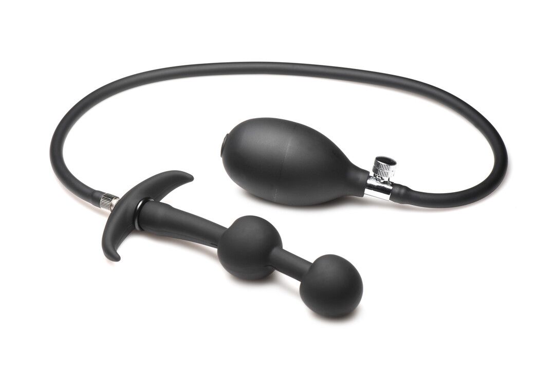 Plug insuflável ponderado Ass Rattler XR Brands