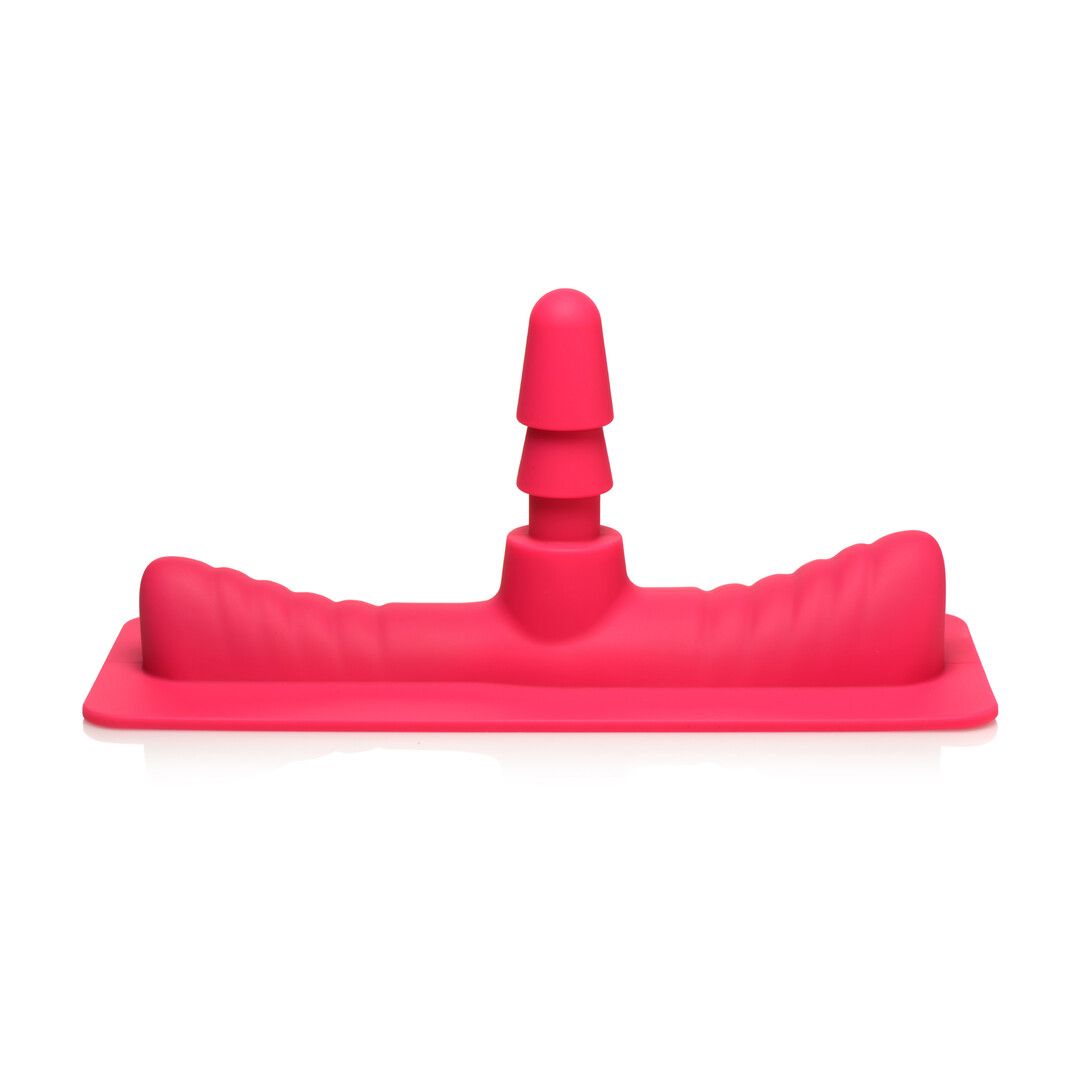 Adaptateur gode Saddle Machine XR Brands avec gode silicone 18,4 cm