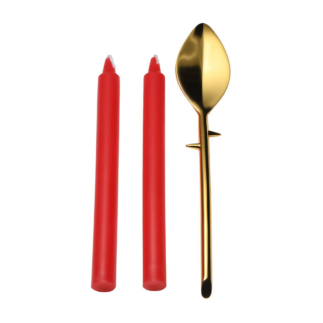 XR Brands Drip Sensation Candle and Scraper Set