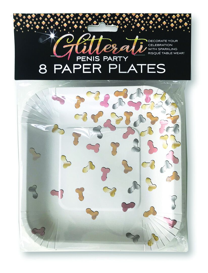 Little Genie Productions Penis Party Plates