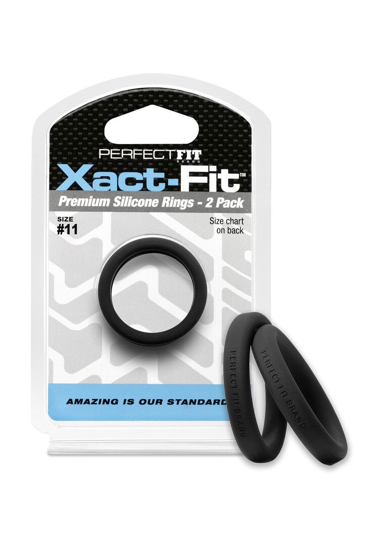 PerfectFitBrand Cockring Xact-Fit #11 Firme Superior Precisão Par