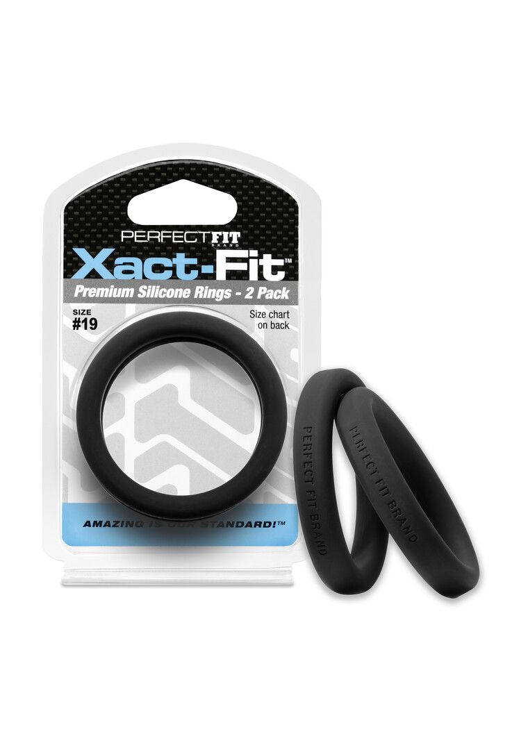 PerfectFitBrand Cockring Xact-Fit #19 Espaçoso Precisão Par