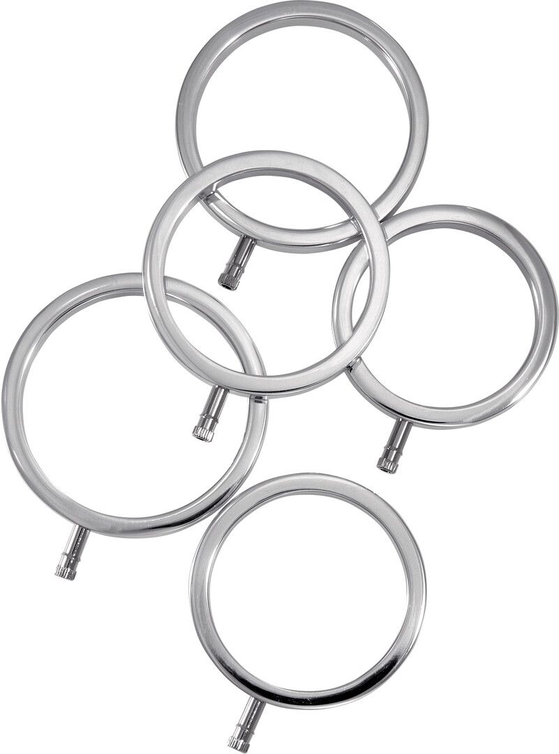 ElectraStim Aluminium Cock Ring Set, 5 Sizes
