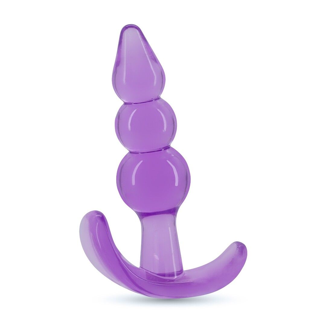 Plug anal silicone wearable Crushious Plunger Purple
