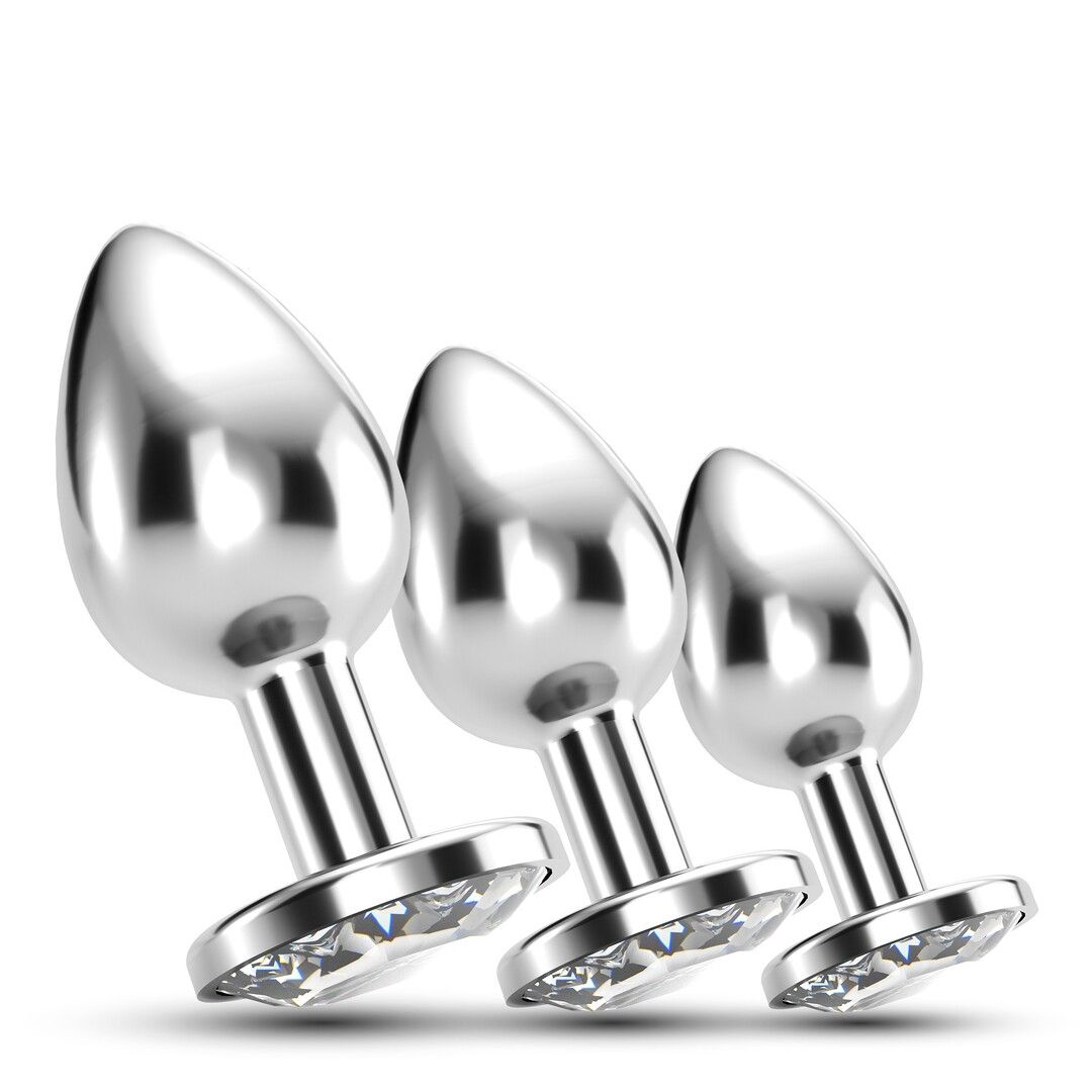 Crushious Bijou Graduated Anal Plug Set with Jewels