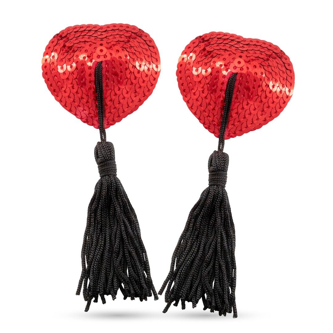 Crushious Bettie Boobs - Coberturas Mamilo Autoadesivas com Tassel