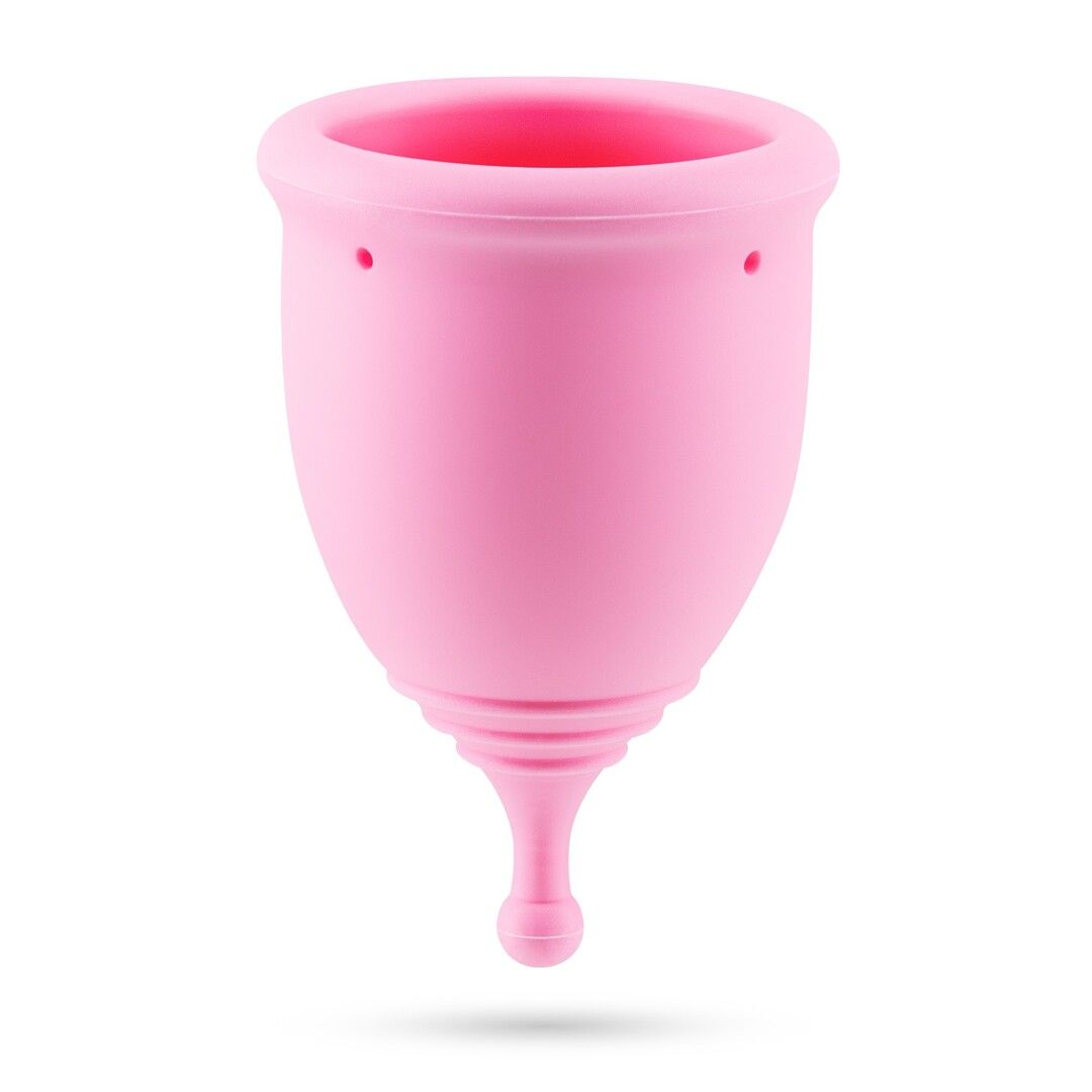 Crushious Minerva Menstruations-Becher XS Rosa Silikon
