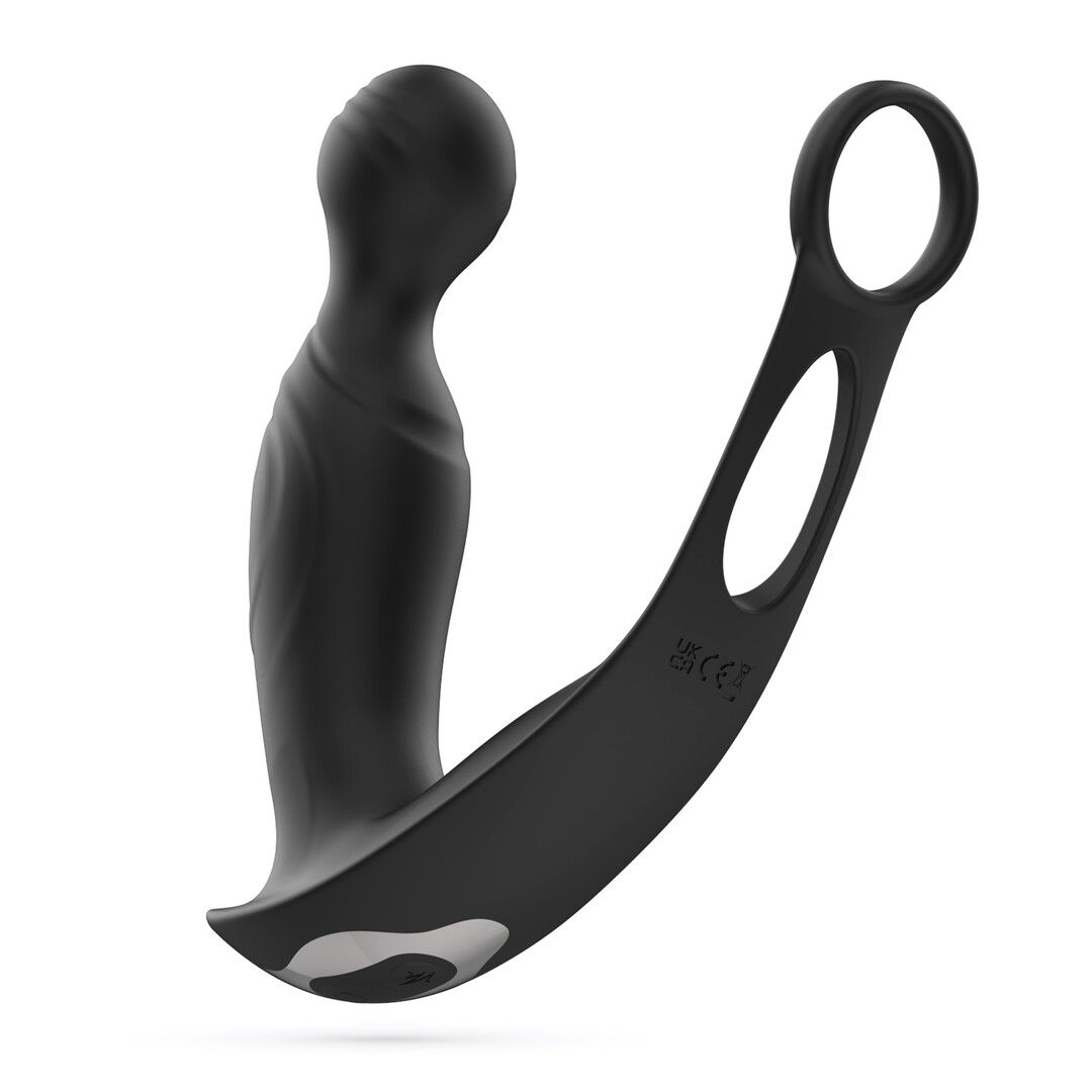 Crushious Flamma Vibrating P-Spot Massager with Cock Ring