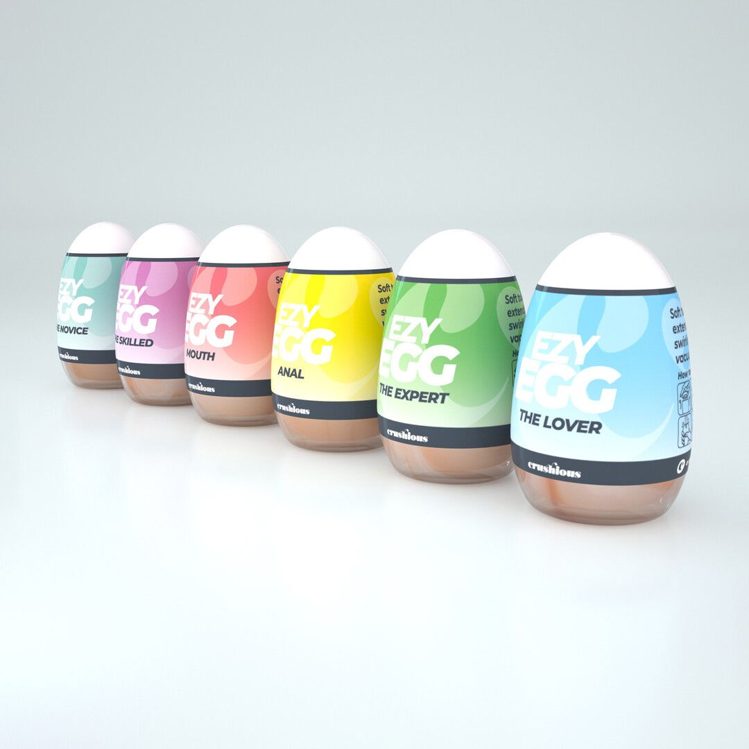 Crushious Ezy Egg 6-Pack Stroker Collection