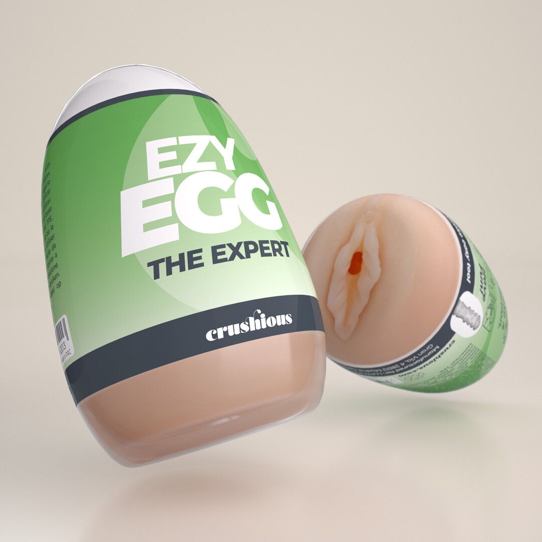 Crushious Ezy Egg Masturbador com Textura Avançada