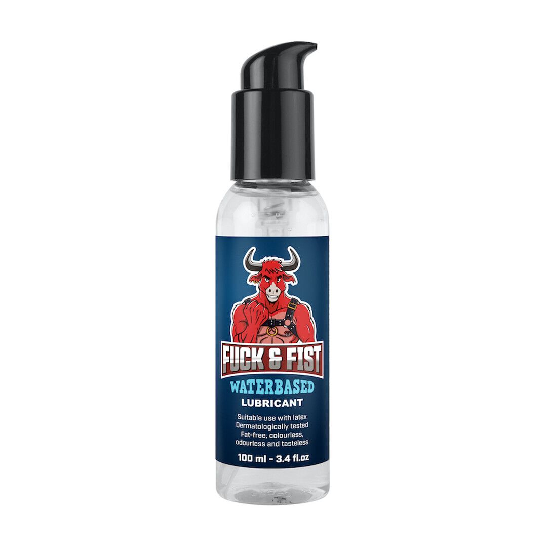 Fuck & Fist Gleitgel auf Wasserbasis 100ml Push-Button Flasche