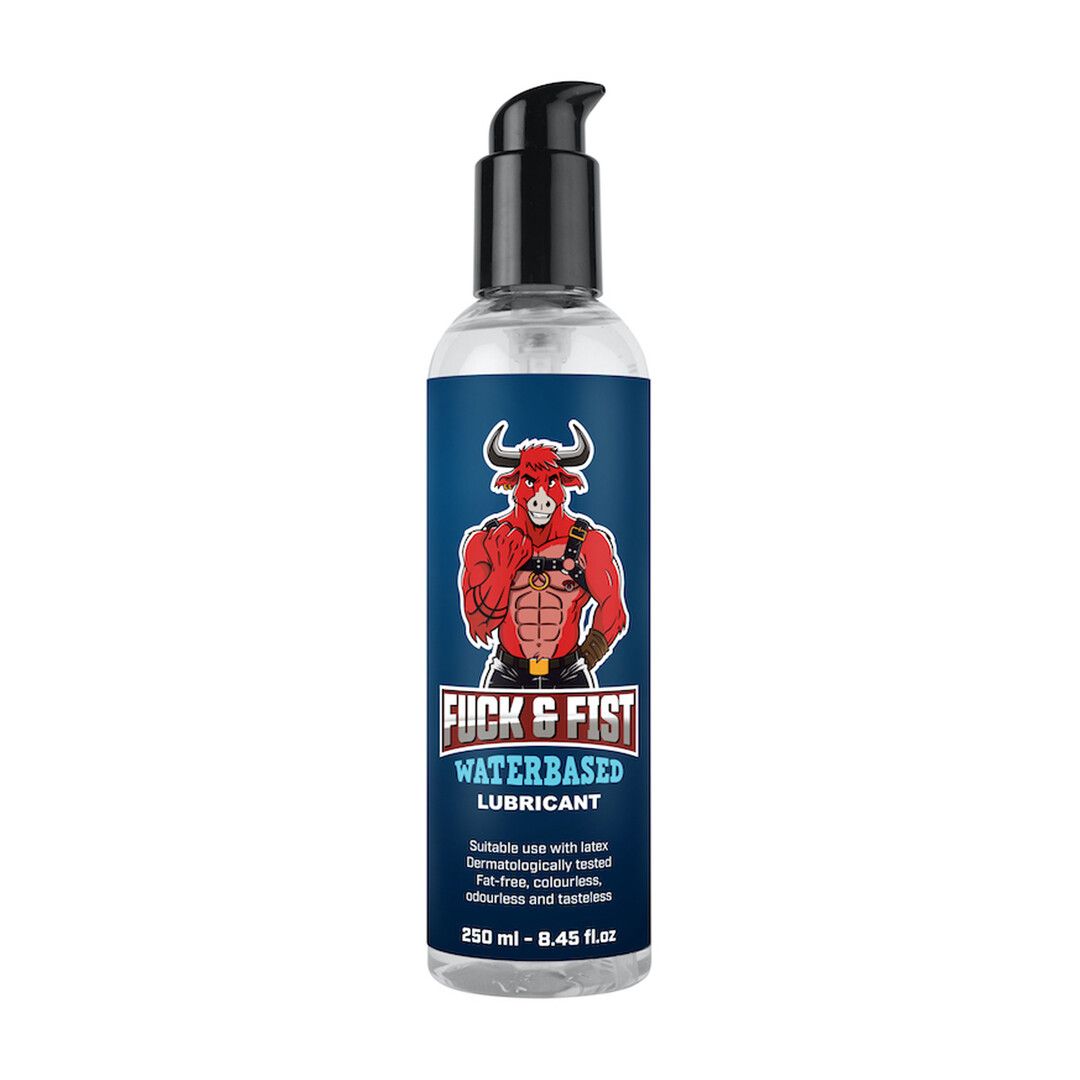 Fuck & Fist Water-Based Lube, 250ml Mid-Size Bottle