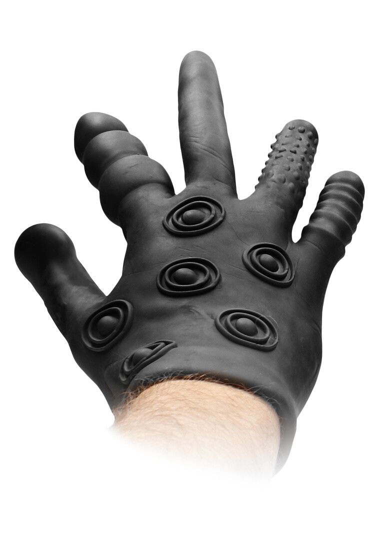Fist It Luva de Fisting em Silicone com Dedos Texturizados