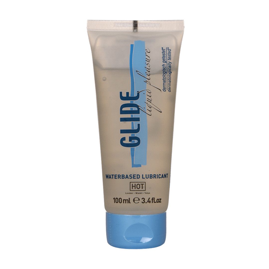Lubrifiant à base d'eau HOT Glide Liquid Pleasure, 100 ml