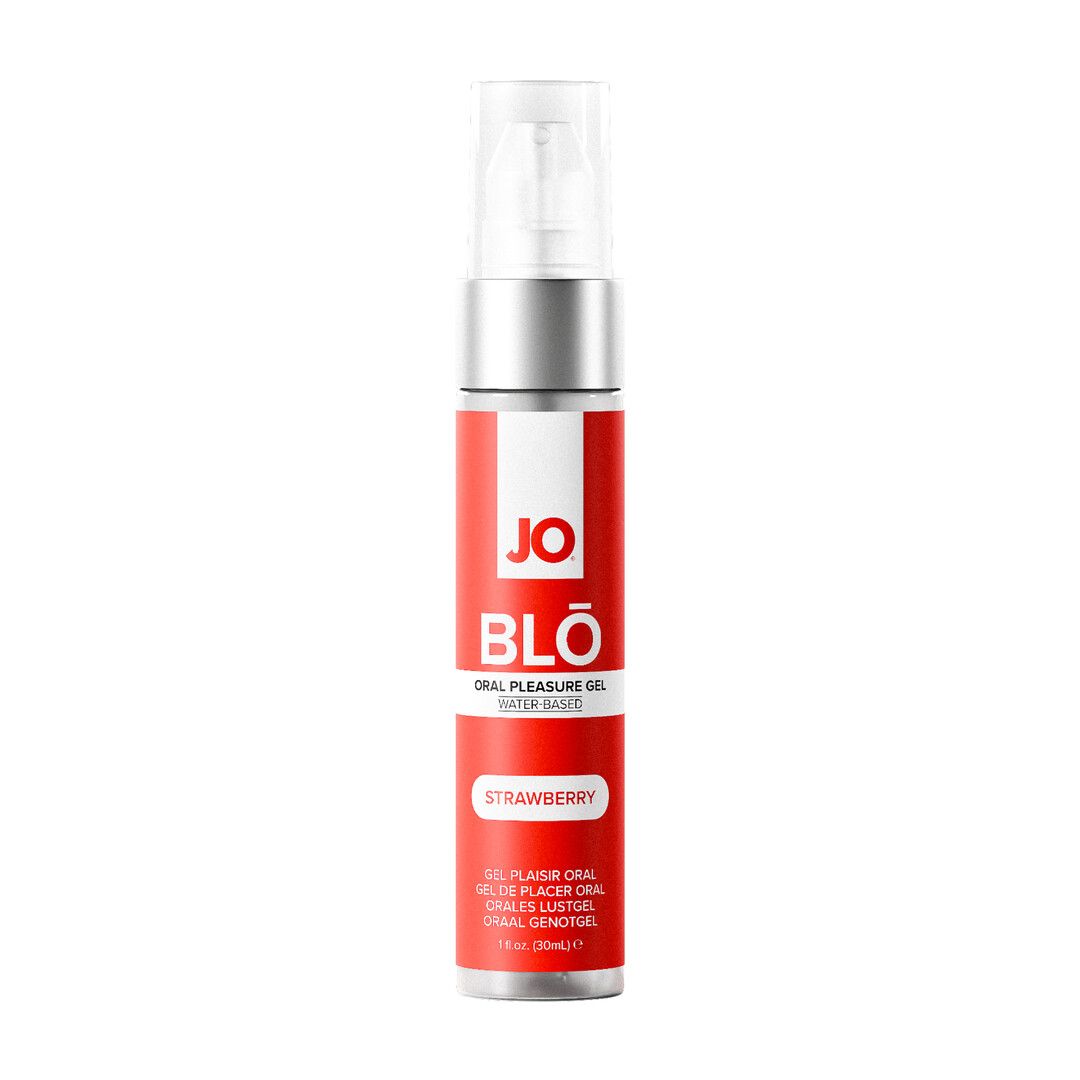 Gel oral JO Blo saveur fraise - 30 ml