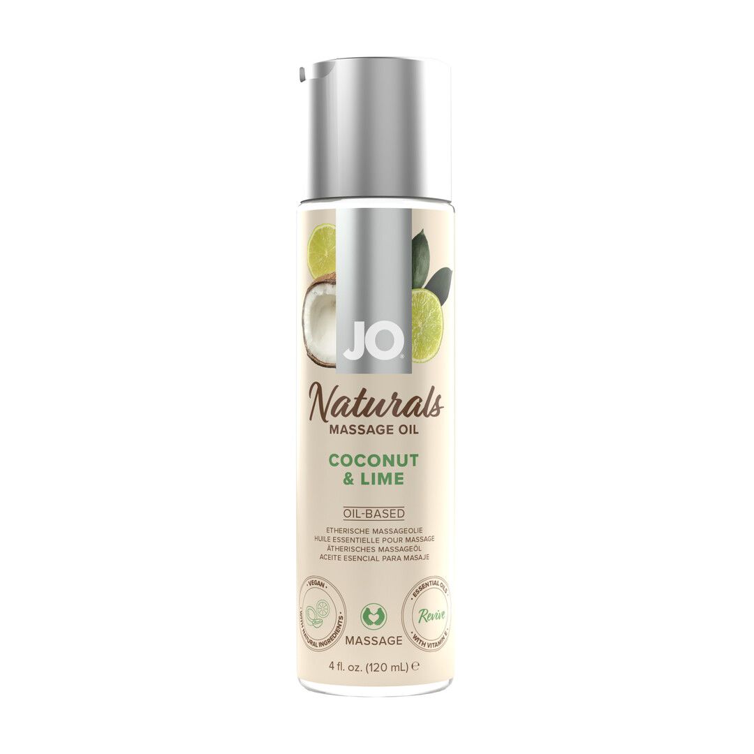 JO Naturals Coconut Lime Massage Oil 120ml