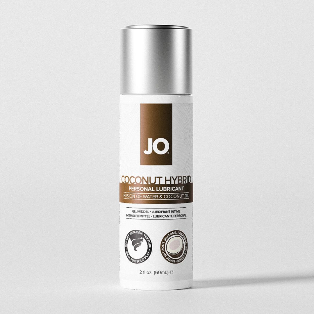 JO Lubrifiant Hybride Noix de Coco Glissement Crémeux, 60 ml
