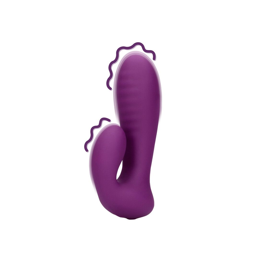 Loveline Vibrador Ponto G Ultra Macio com Ponta Precisão Roxo