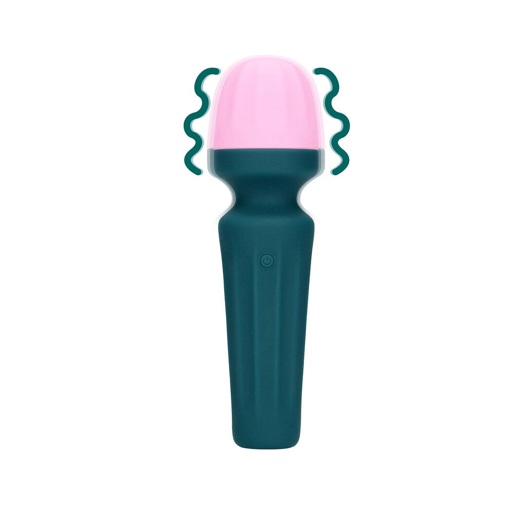 Loveline Mini Wand Wibrator Antyczne Morze Zielone