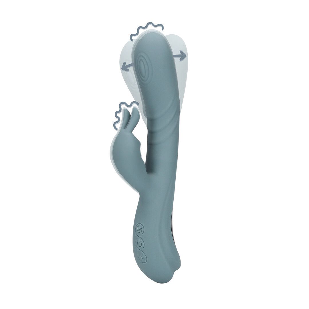Vibrador coelho movimento de dedo Loveline