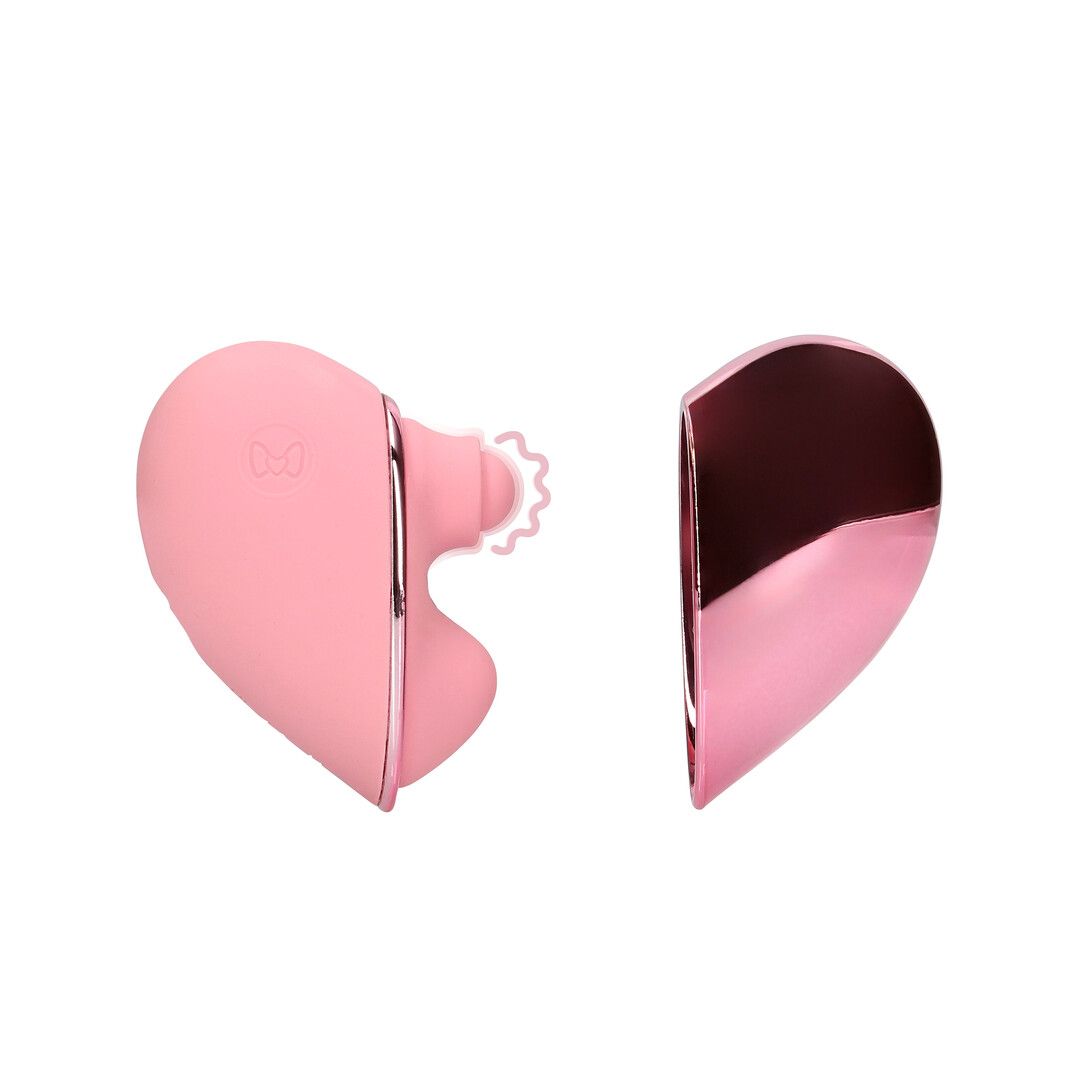 Loveline vibromasseur cœur tapotement rose stimulation précise