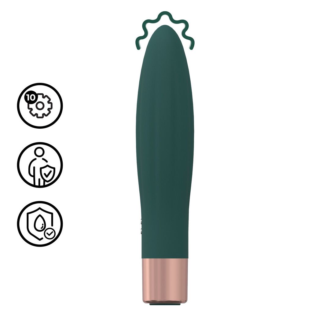 Loveline Mini Bullet vihreä ladattava vibraattori