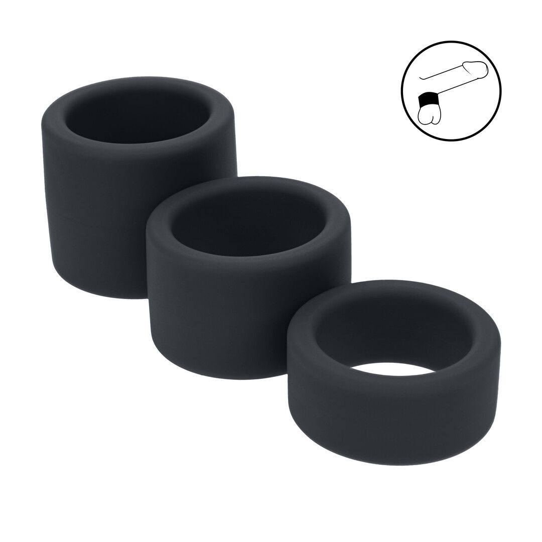 Levelz Liquid Silicone kivesremmi setti S M L