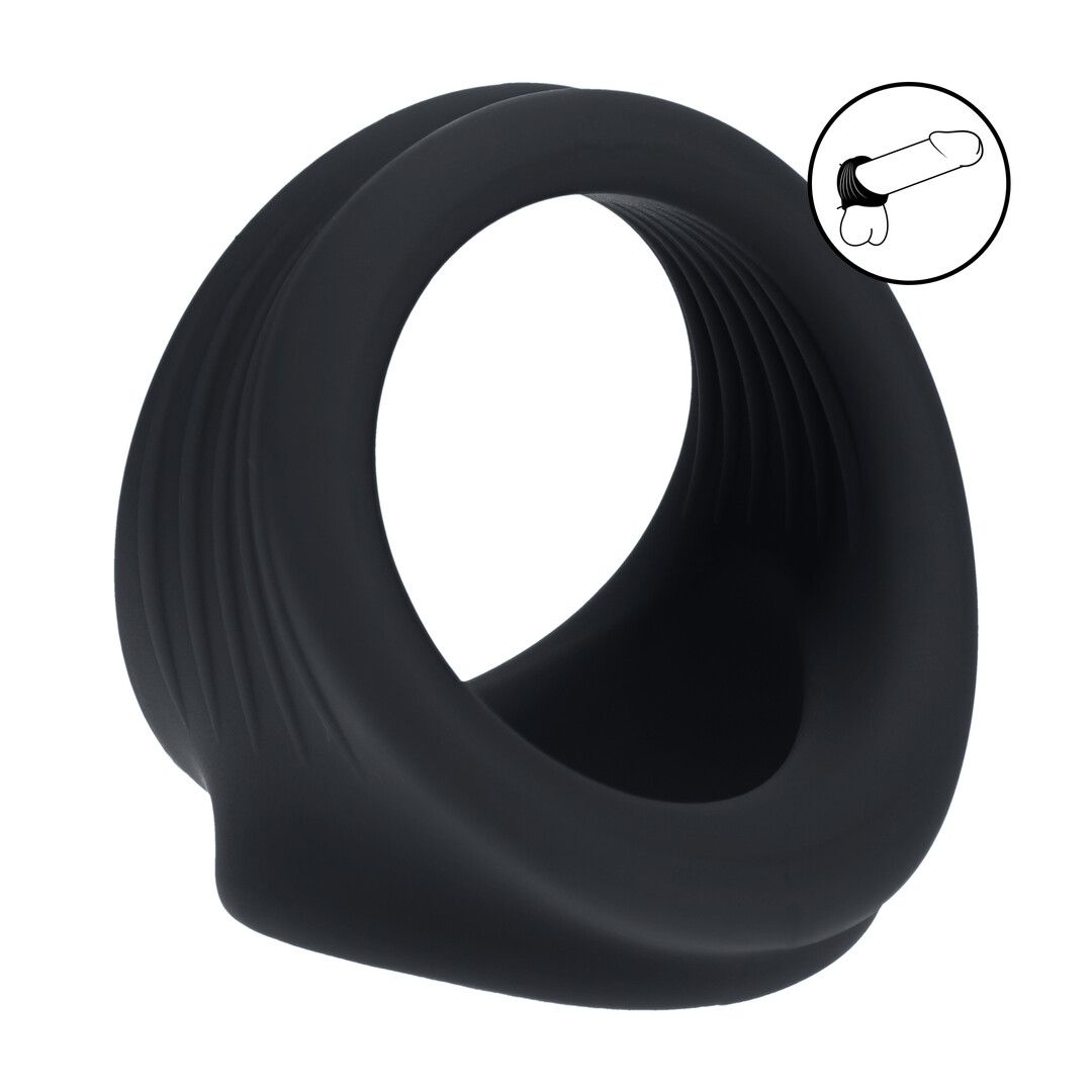 Levelz Silicone Penisring och Ballstrap Tung