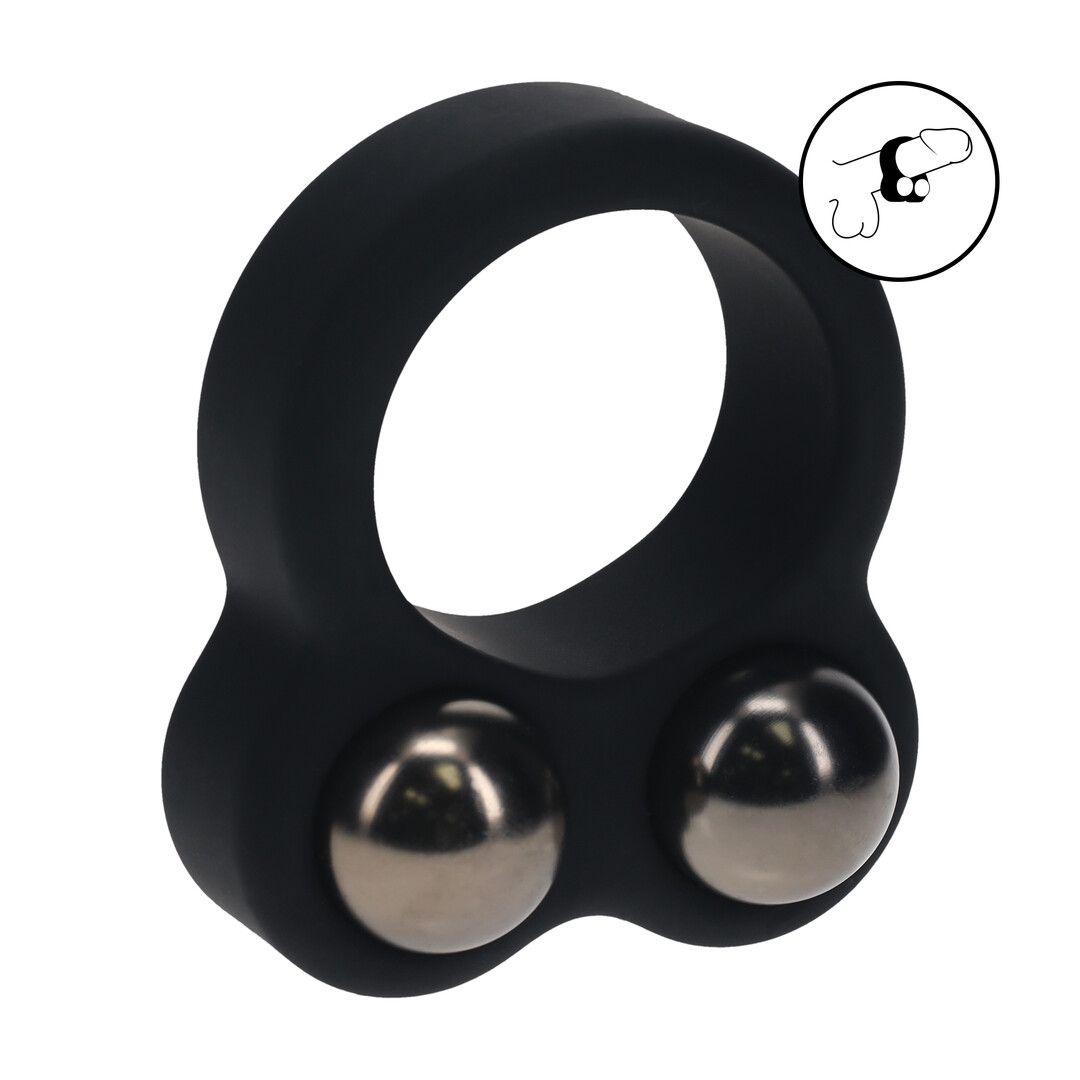 Cockring Levelz Double Weighted Ball lesté