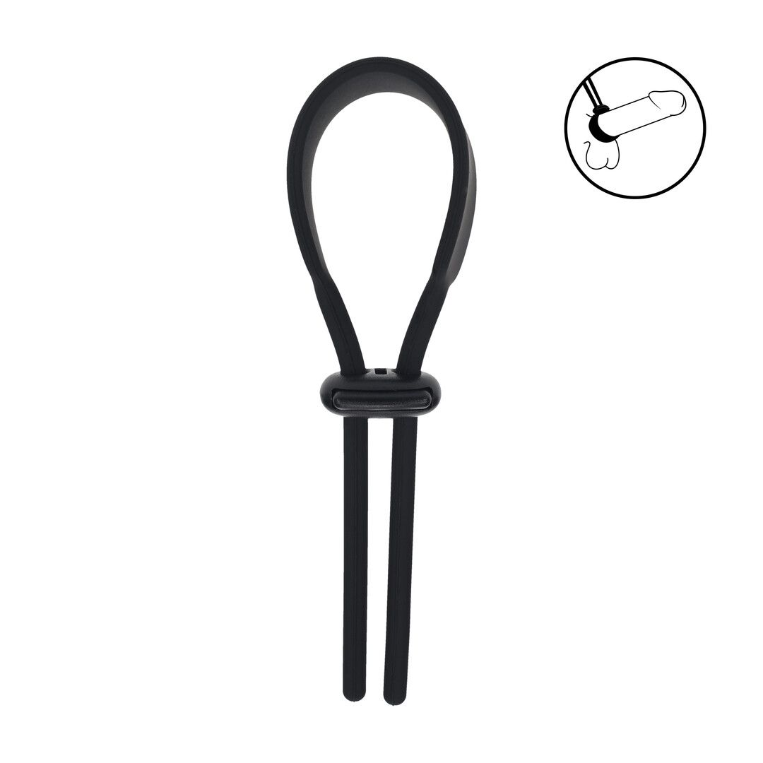 Levelz Wide Adjustable Lasso 5mm svart